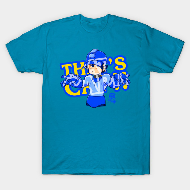 That's Cap - MegaMan T-Shirt (Alt) by SketchBravo